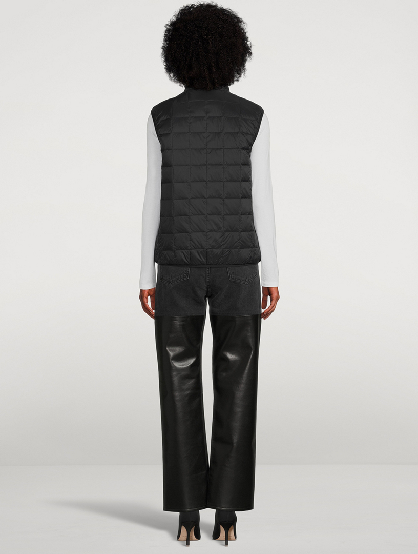 Reversible Down And Faux Shearling Vest
