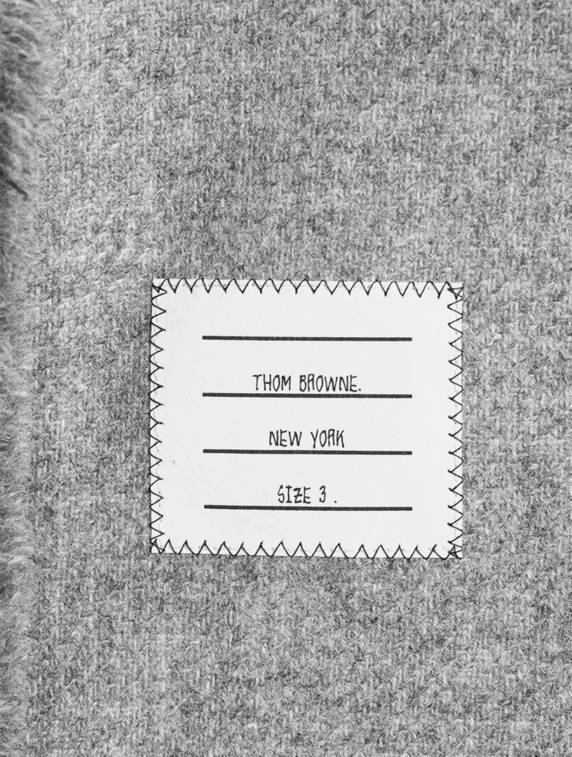 Quarter Split Shetland Shirt Jacket