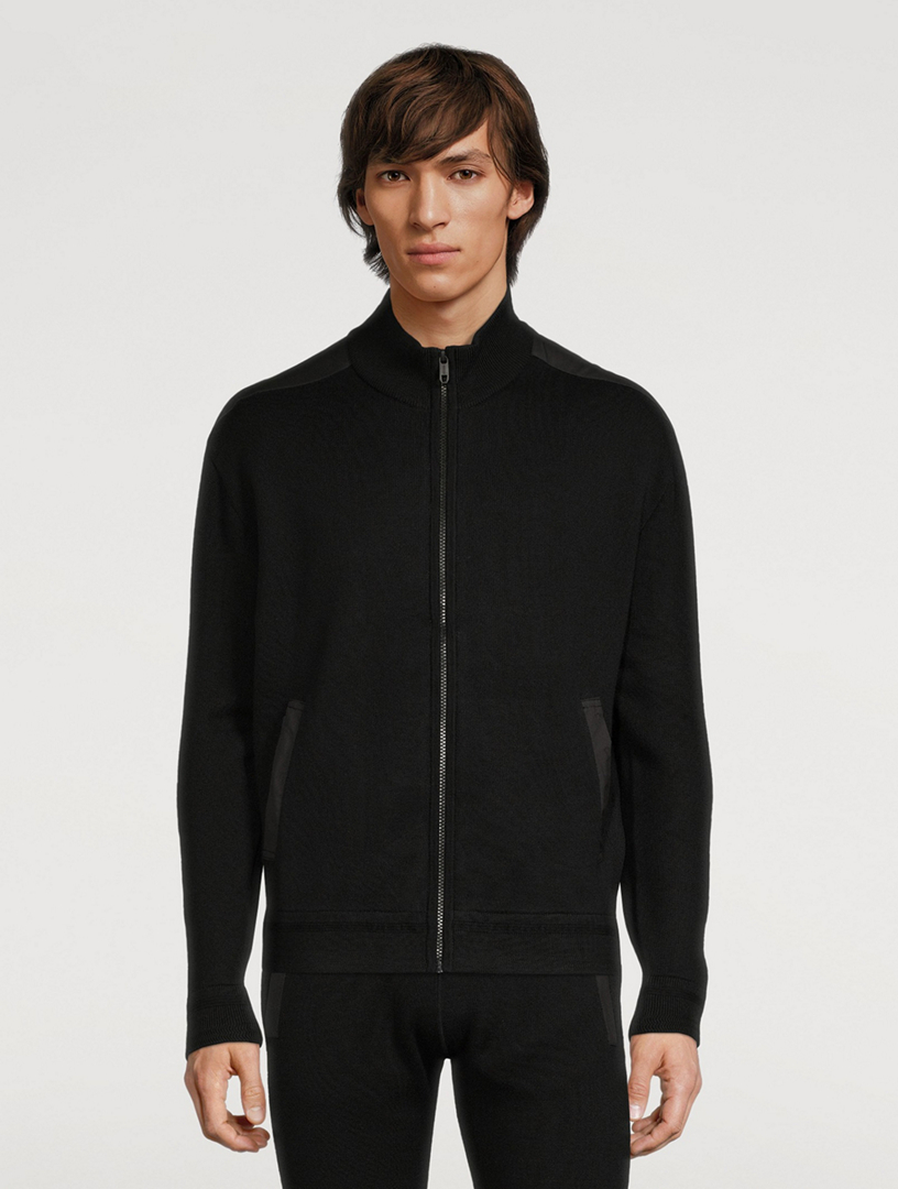 Wool Zip Sweatshirt