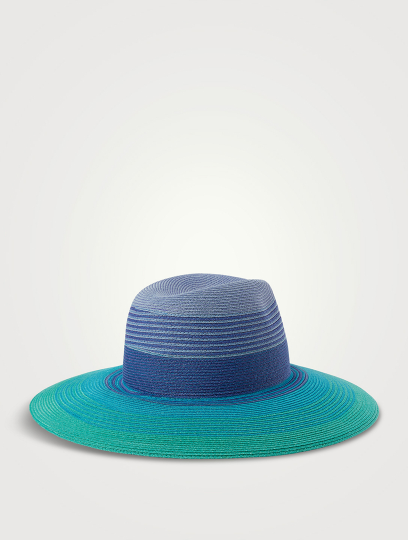 Emmanuelle Packable Wide Fedora Hat