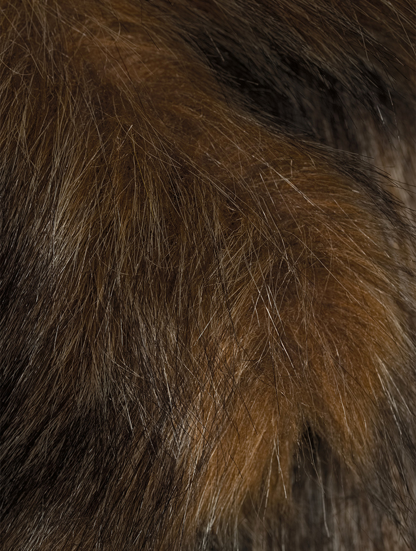 Faux Fur Peacoat
