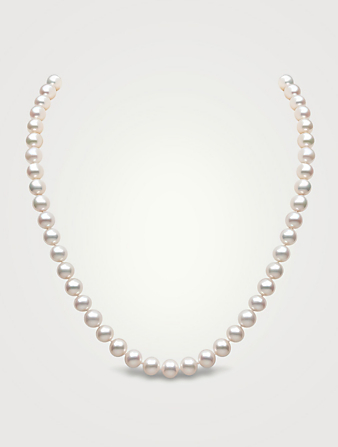 Bracelet Classic en or 18 ct avec perles d'eau douce blanches