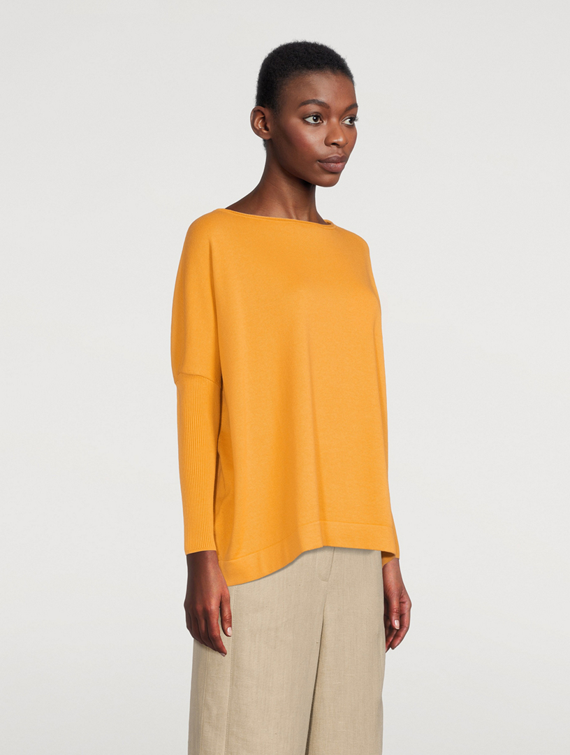 Cotton And Cashmere Oversized Sweater
