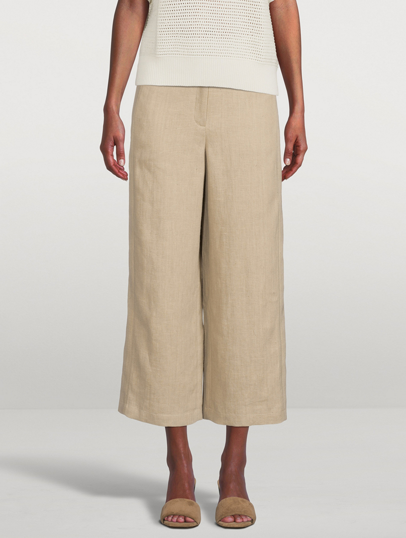 Filip Wide-Leg Linen Trousers