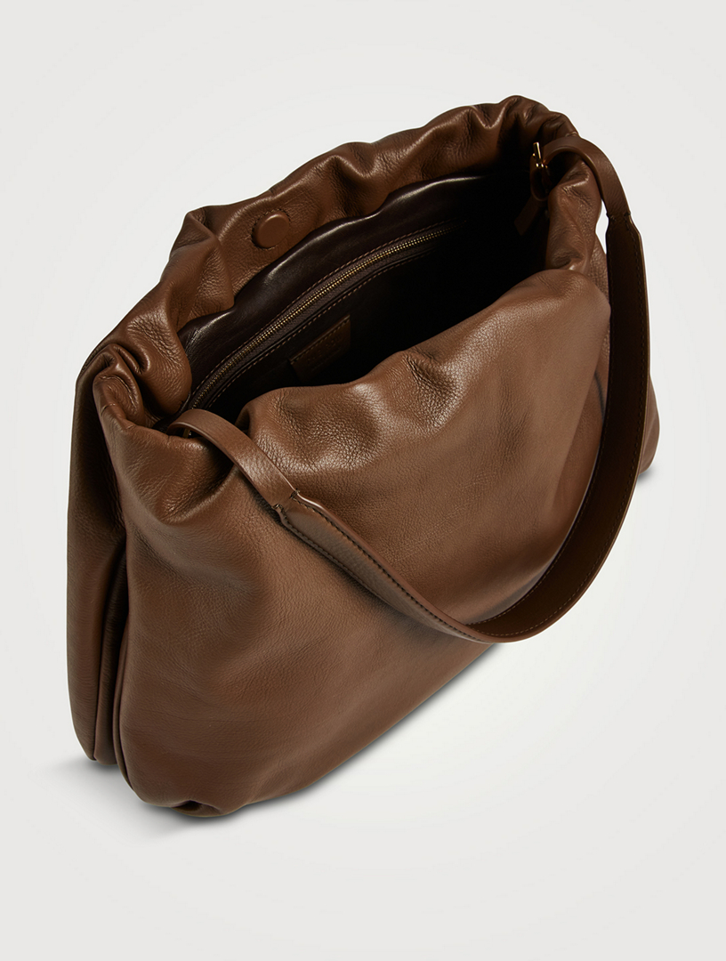 THE ROW Bourse Leather Shoulder Bag Holt Renfrew