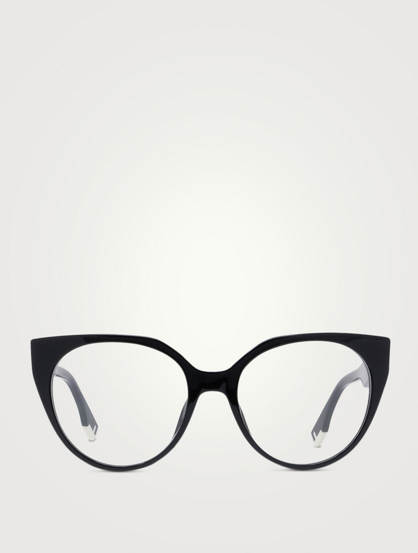 Fendi Eyewear cat-eye frame glasses, Black