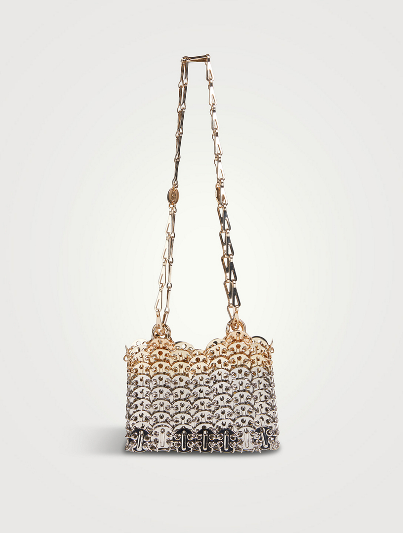 ショルダーバッグ・ポシェット RABANNE 1969 Nano Skyline Bag gold/silver Iconic Nano 1969 Skyline Bag Silver And Gold | The Webster
