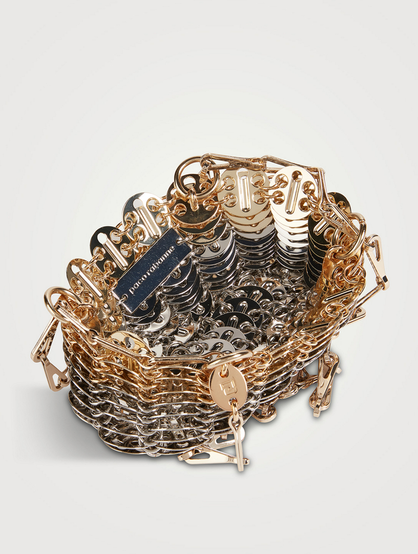 バッグ Rabanne 1969 nano gold Iconic gold nano 1969 bag – Rabanne
