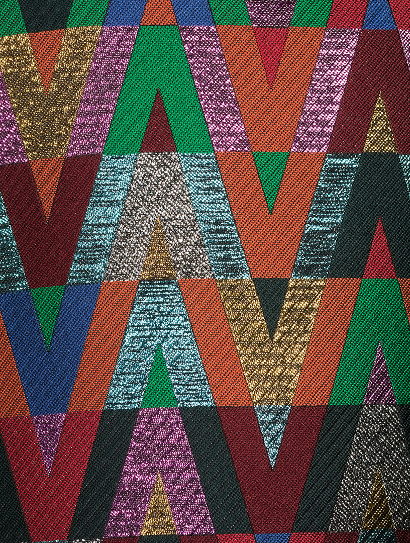 Lurex V Optical Jacquard Jacket