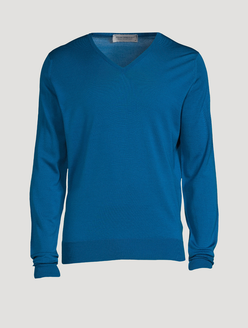 John smedley bobby hot sale v neck pullover