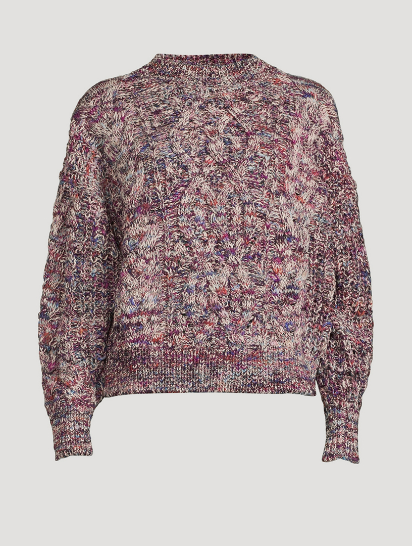 ISABEL MARANT ETOILE Lenz Cotton Cable Knit Sweater Holt Renfrew