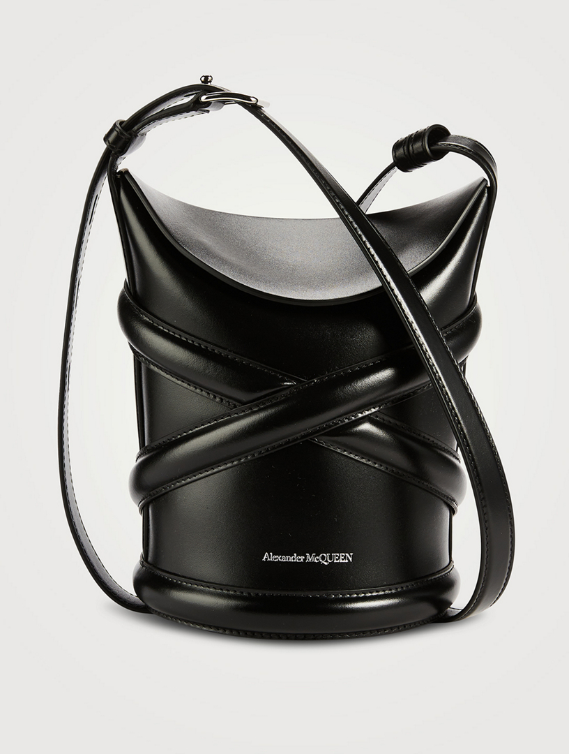 Small The Curve Leather Bucket Bag