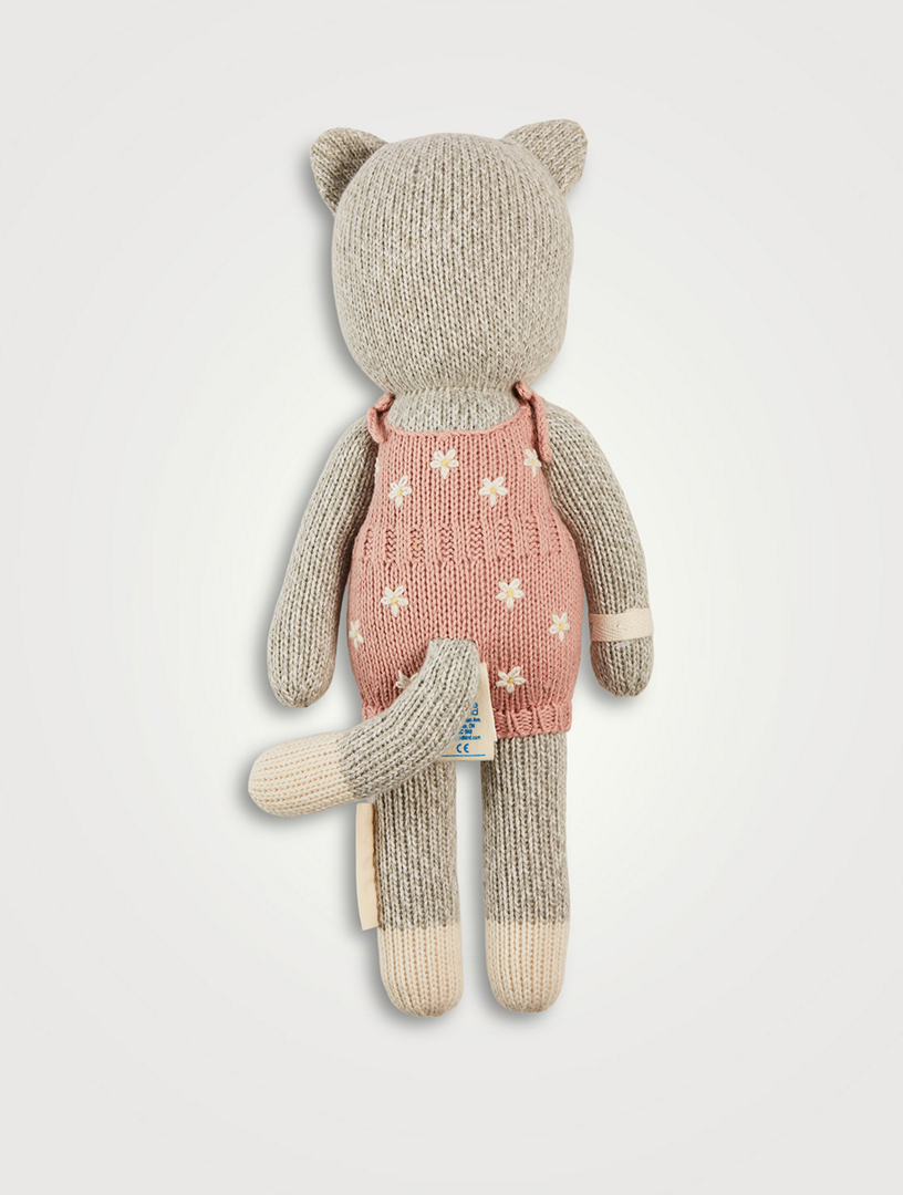 CUDDLE+KIND Mini Daisy The Kitten Knit Doll | Holt Renfrew