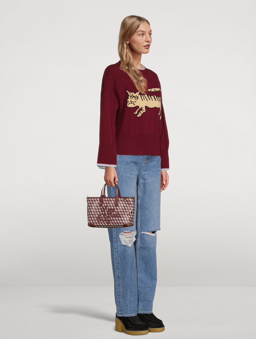 Anya Hindmarch I’m Not A Plastic Bag Anya Hindmarch I'M NOT A PLASTIC BAG Tote Cotton Canvas Bag