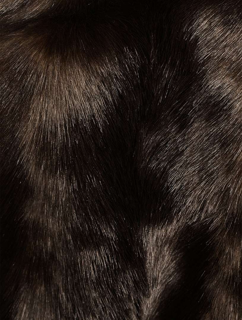 Faux Mink Vest
