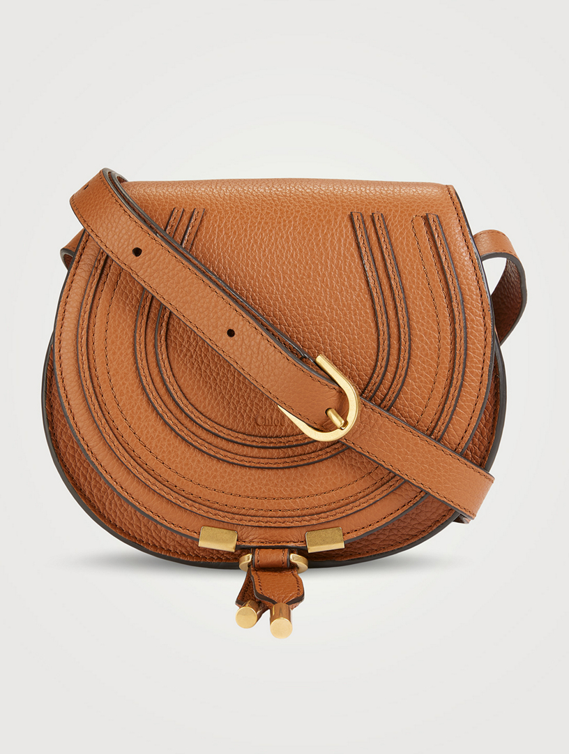 Chloé - Marcie Small Calfskin Round Saddle Bag