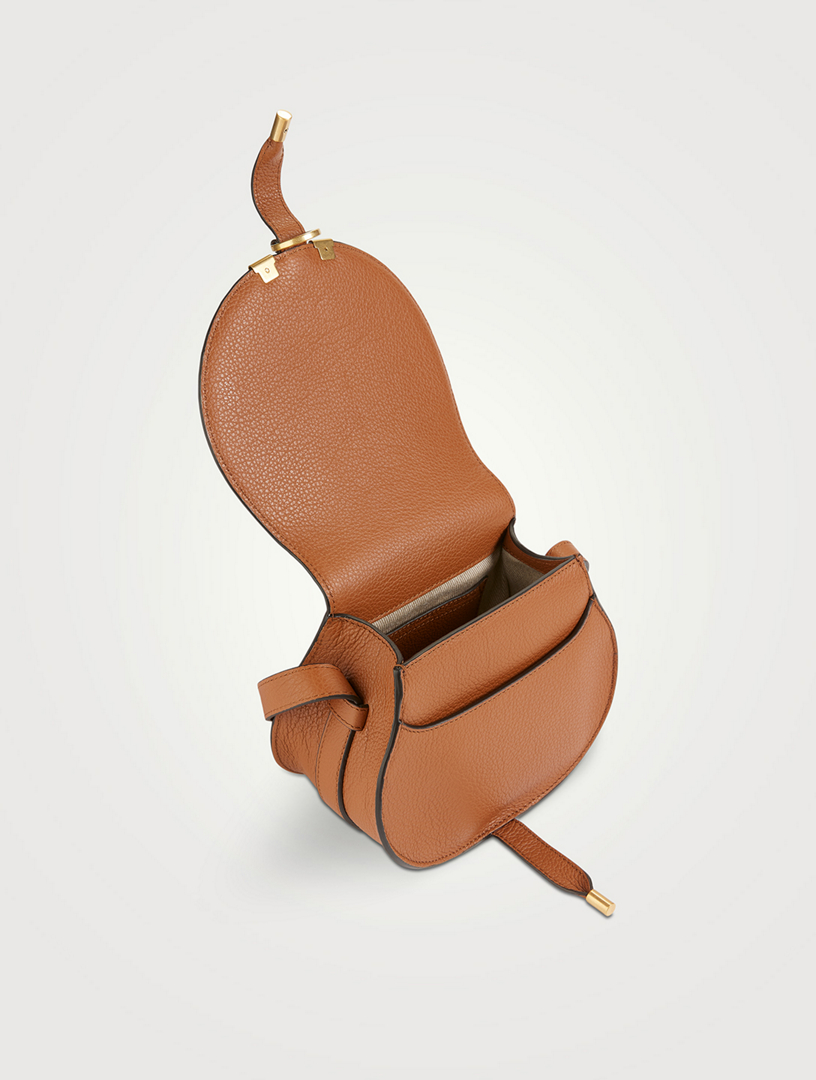 Chloé Marcie Nano Calfskin Saddle Bag (Mini Bags)