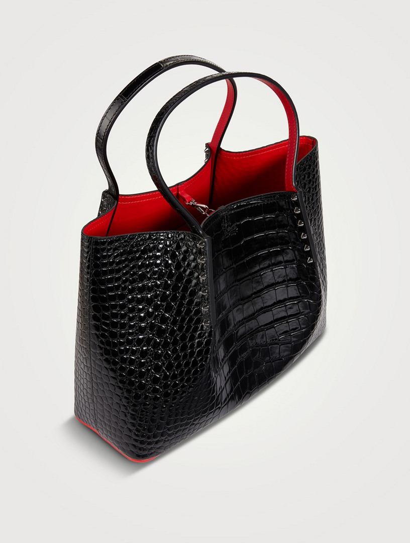 Christian Louboutin Black Small Cabarock Tote Bag