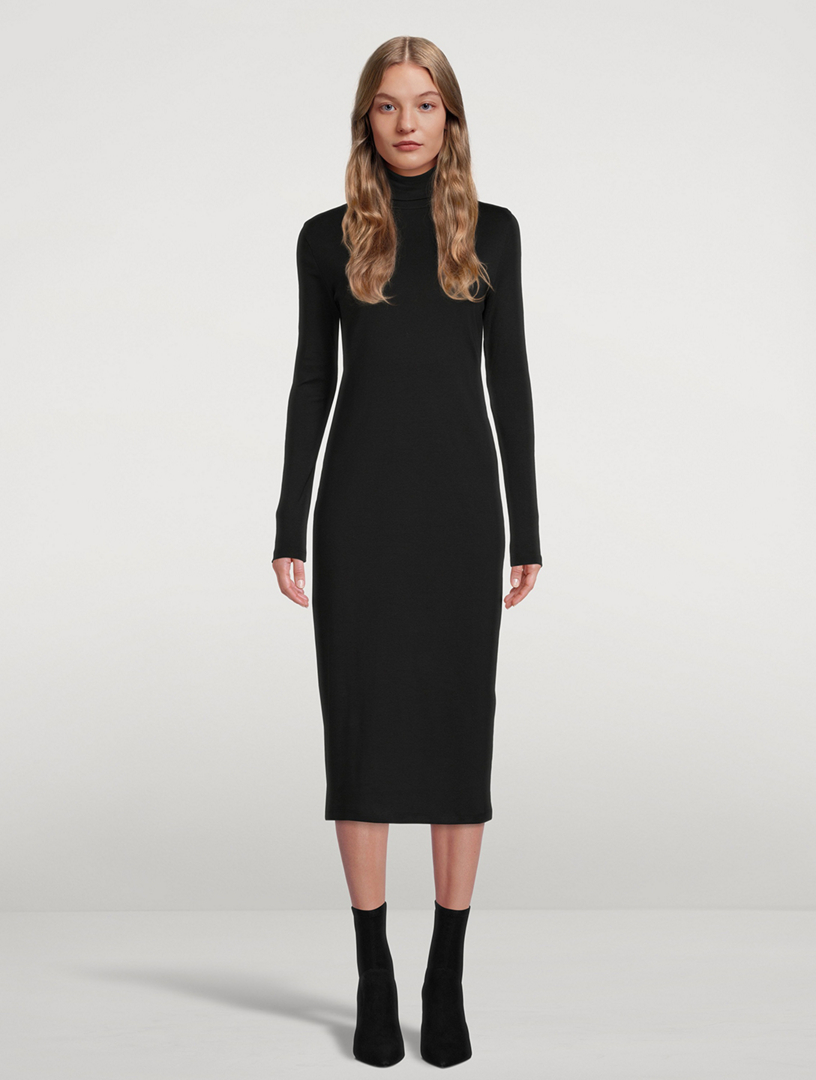 Kotn mock 2025 neck dress