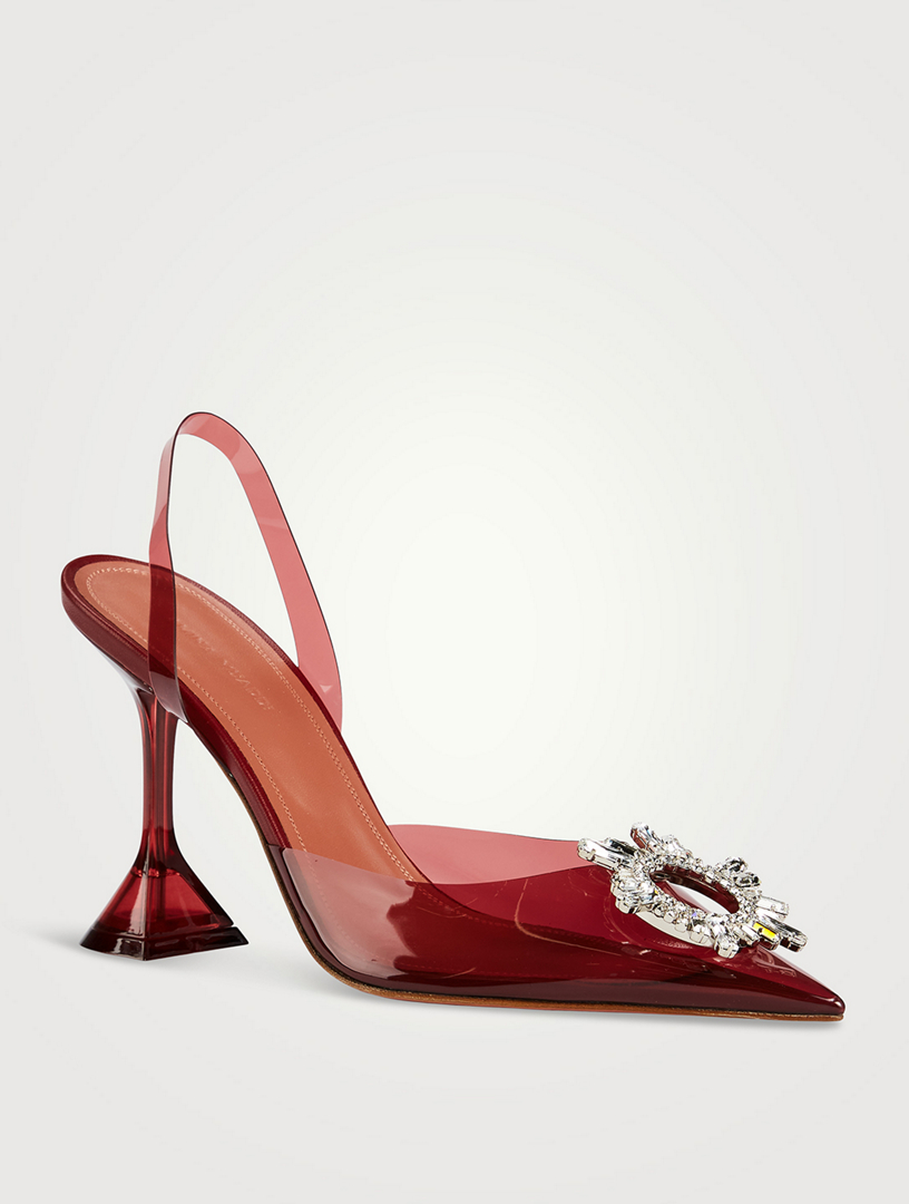 Begum PVC Slingback Pumps
