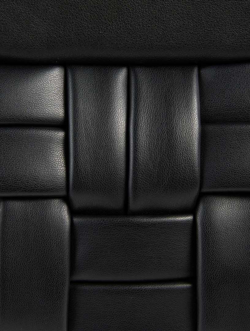 Bios Woven Eco Leather Clutch Bag