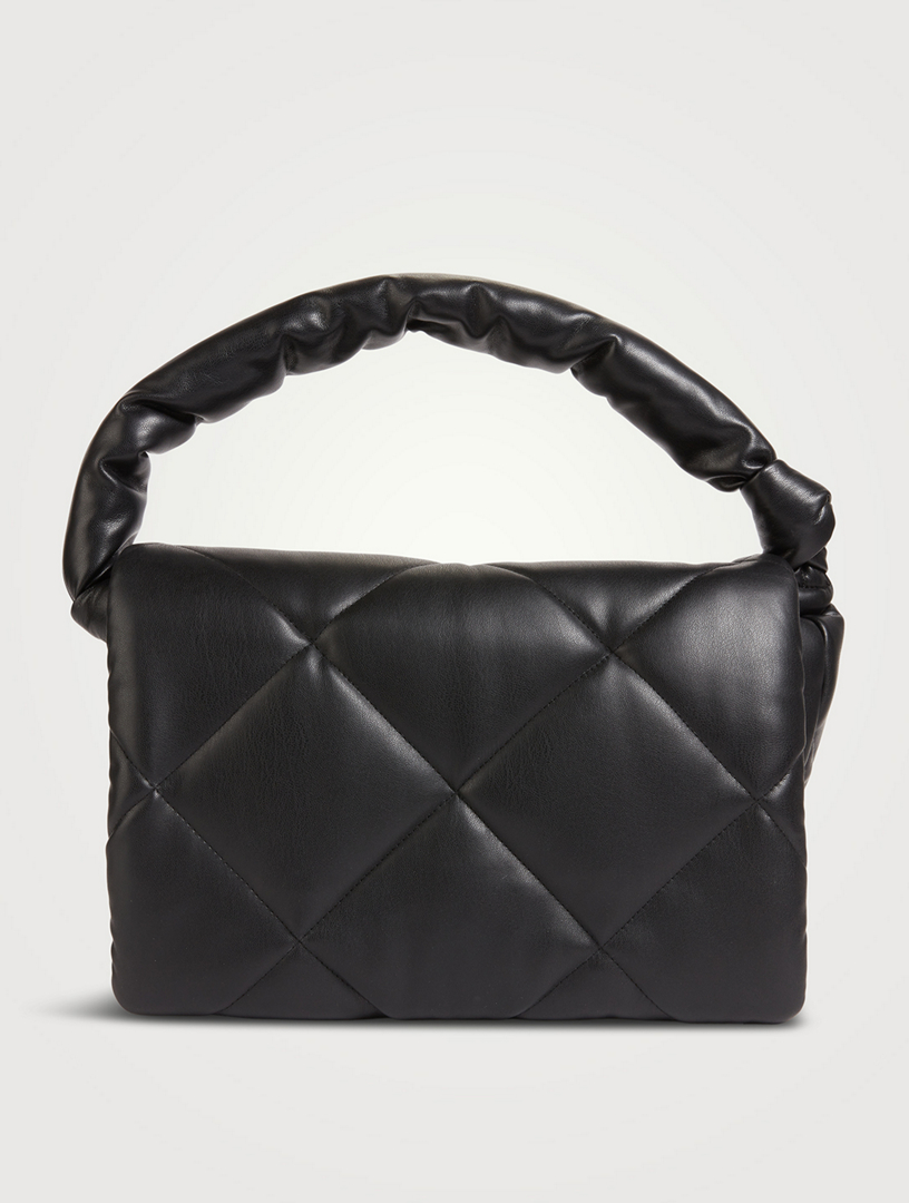 STAND STUDIO Mini Wanda Quilted Faux Leather Clutch | Holt Renfrew