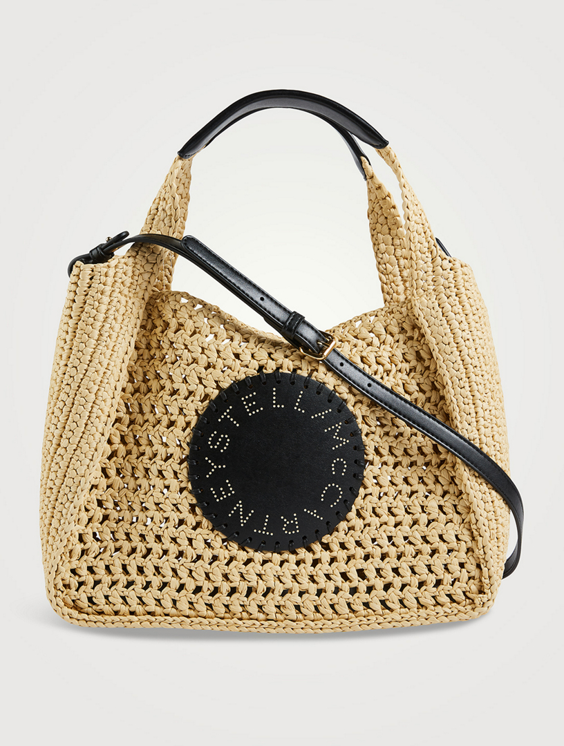 STELLA MCCARTNEY Stella Logo Raffia Tote Bag Holt Renfrew