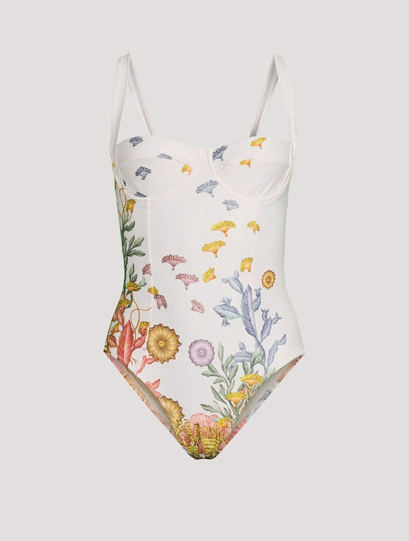 CAROLINA K Carmel One Piece Swimsuit In Shell Print Holt Renfrew