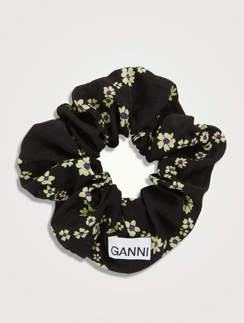 Crepe Printed Scrunchie