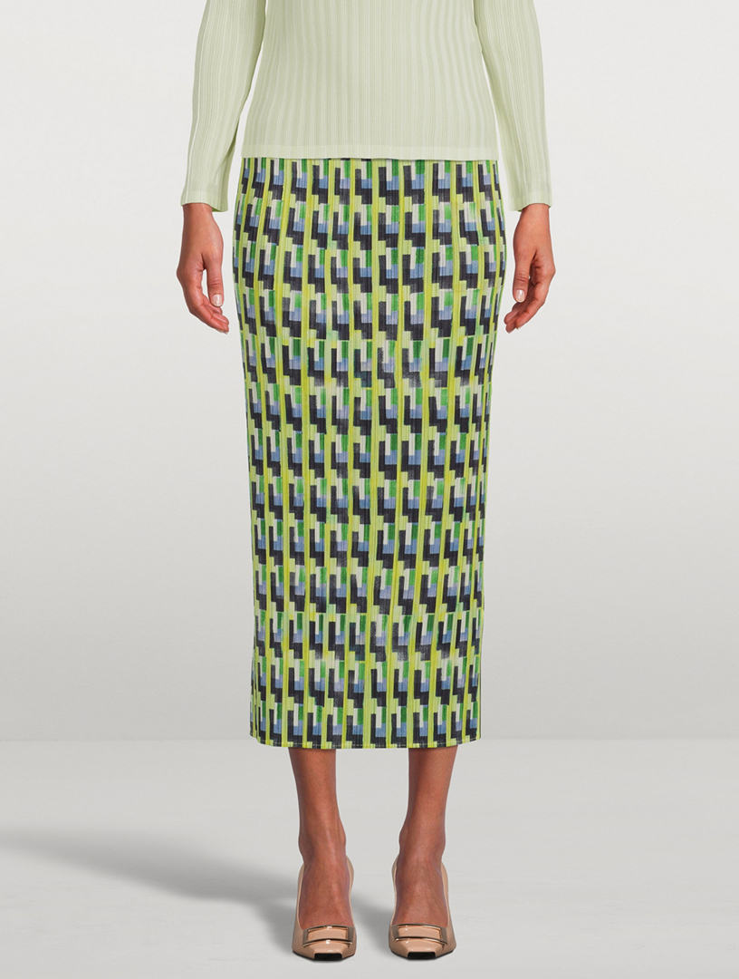 Lull Printed Midi Skirt