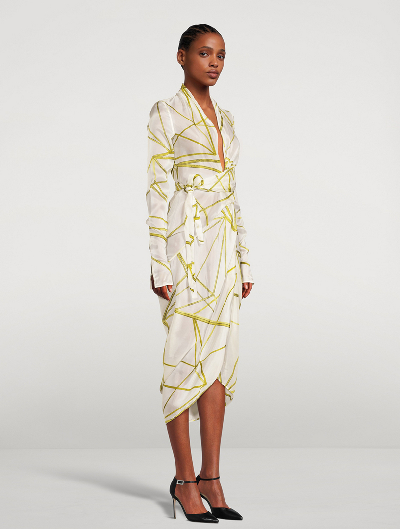 Rick owens wrap dress clearance