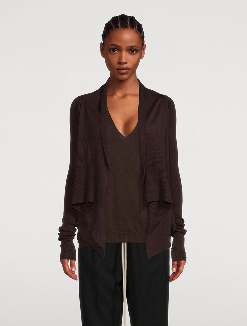 Gethsemane Short Wrap Wool Cardigan