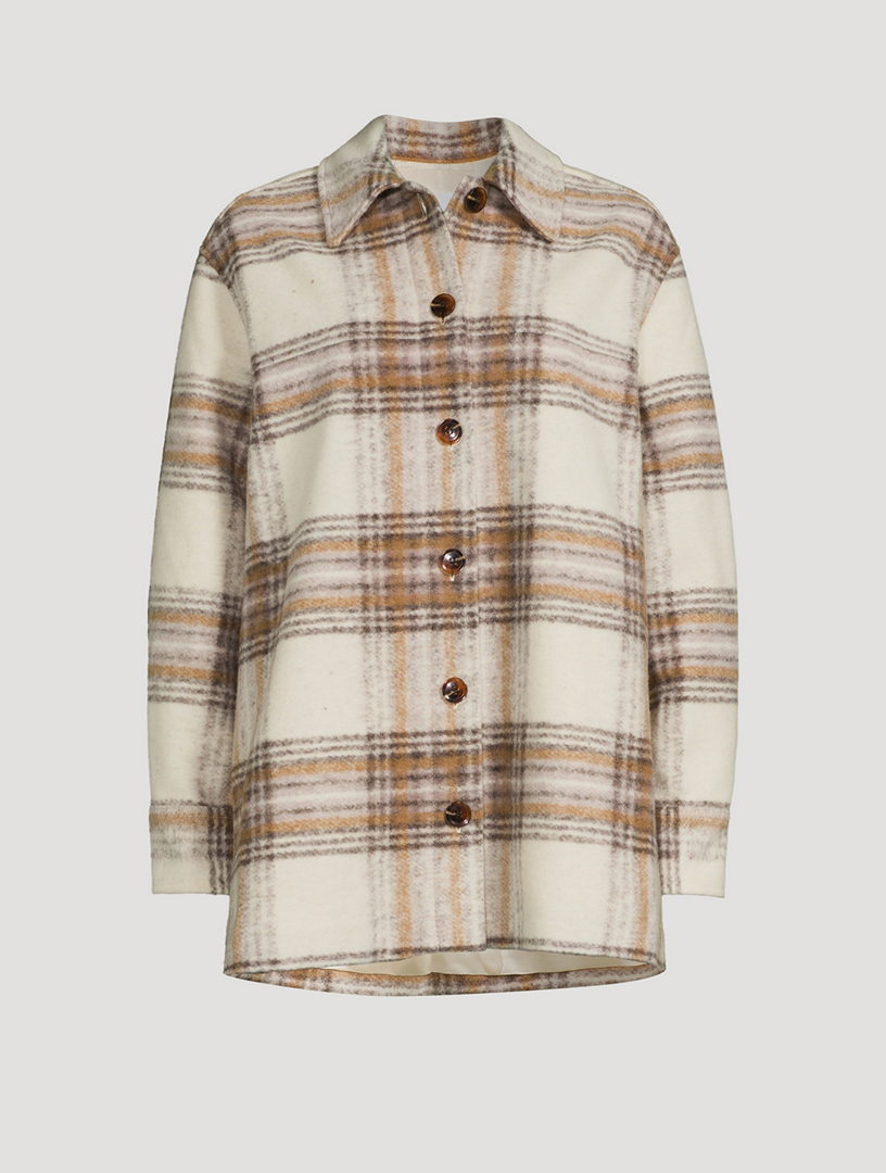 Rosalie Overshirt Plaid Print