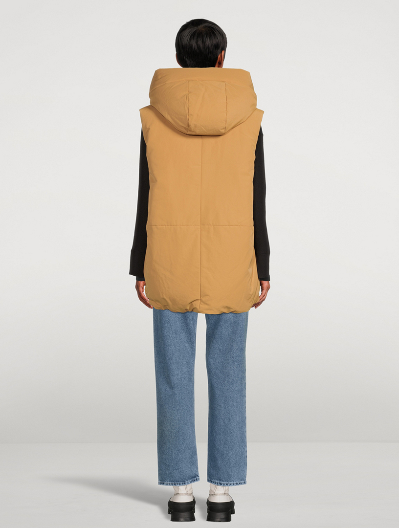 JIL SANDER Recycled Polyester Hooded Vest | Holt Renfrew