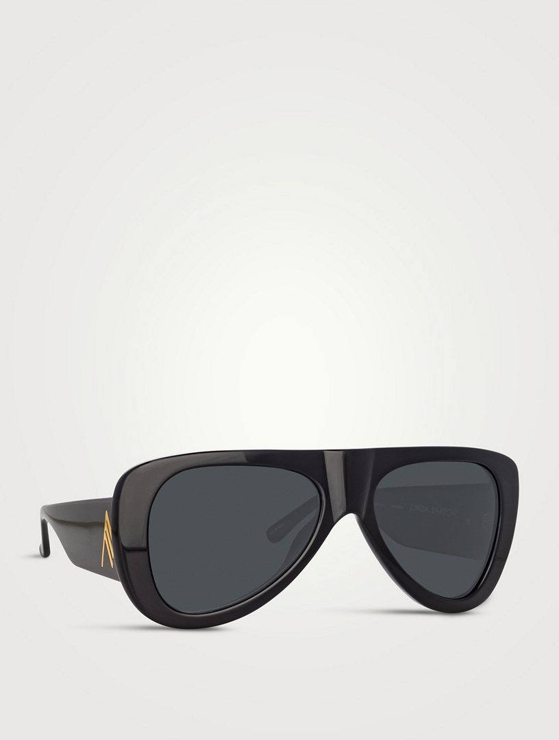 THE ATTICO Edie Aviator Sunglasses Holt Renfrew