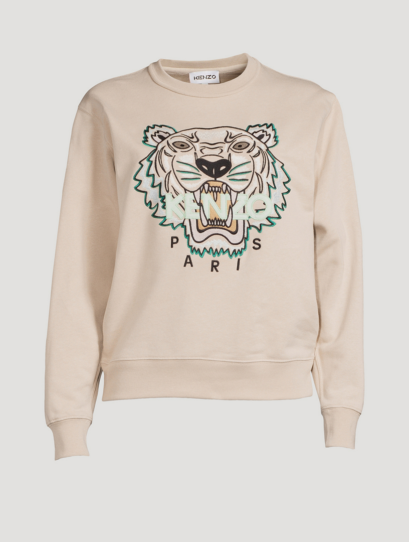 Pull d entra nement classique en coton imprim de tigre