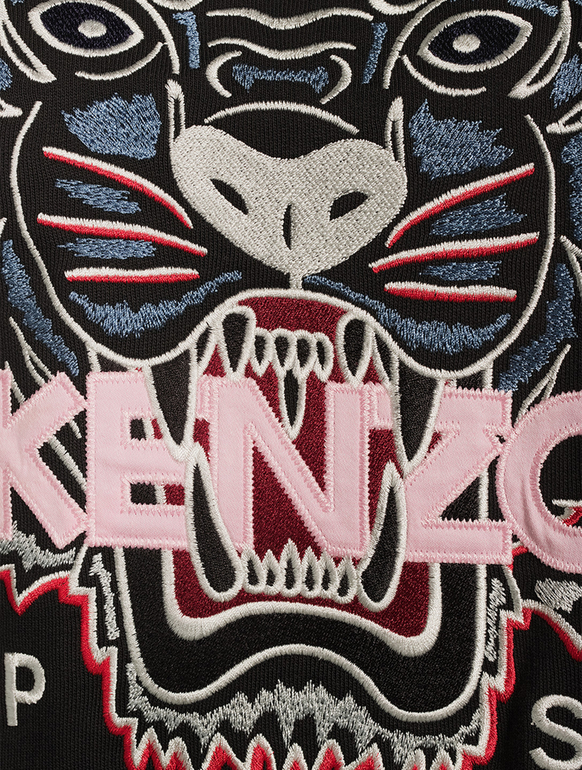 Kenzo Black Tiger Embroidered Sweatshirt – Boutique LUC.S