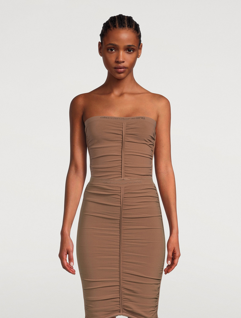 Ruched Tube Top