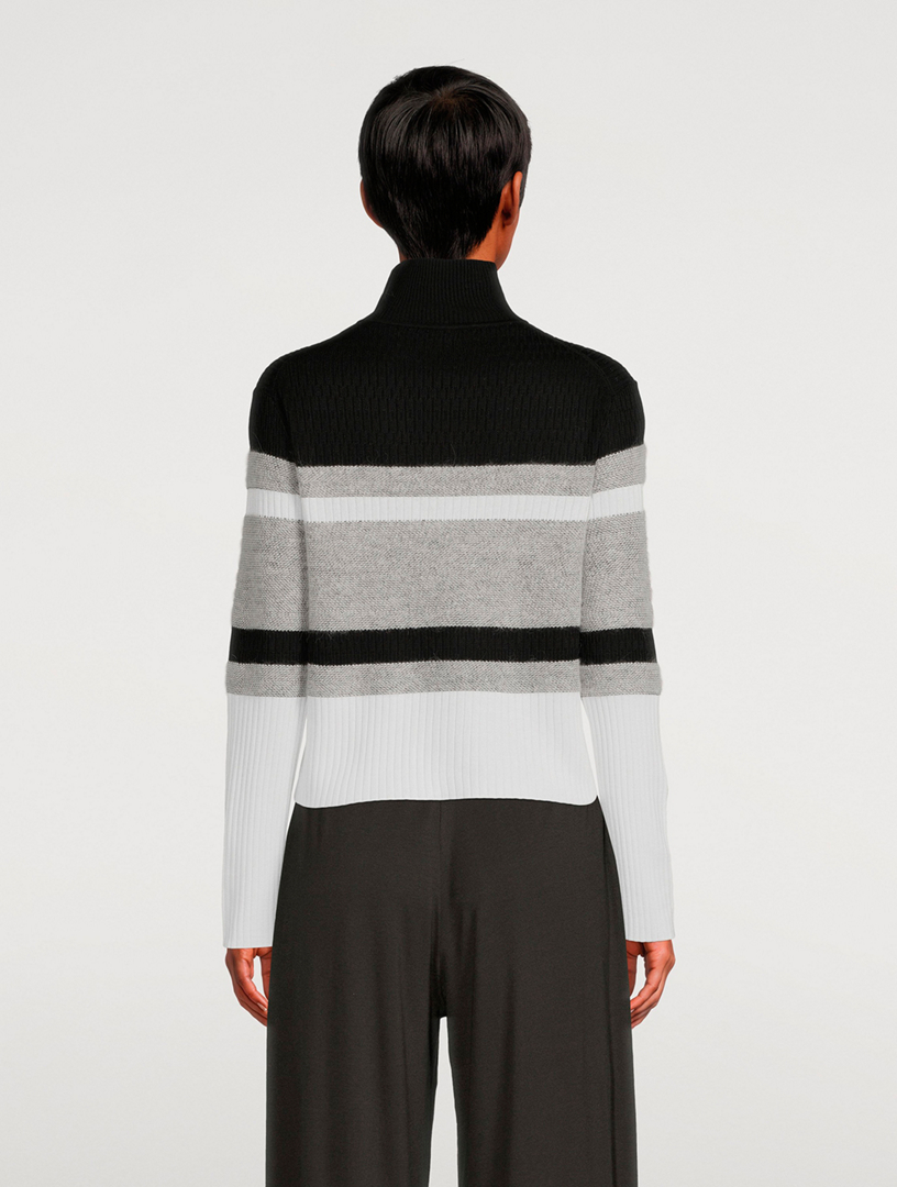 Double-Knit Turtleneck Sweater