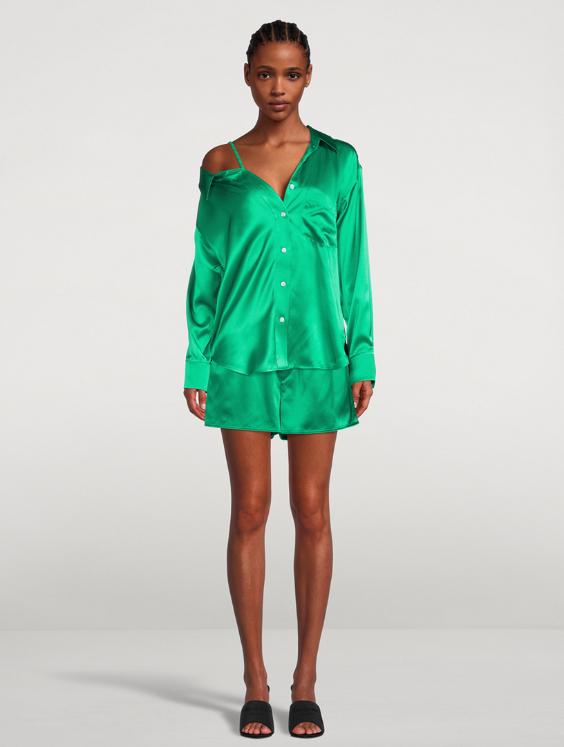 Silk Charmeuse Boxer Shorts