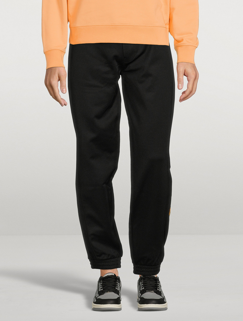 Cotton-Blend Track Pants With Tiger Crest