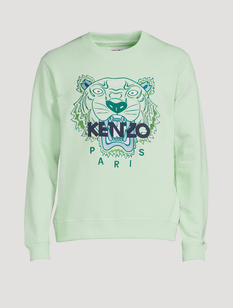 Kenzo tiger hot sale sweatshirt green