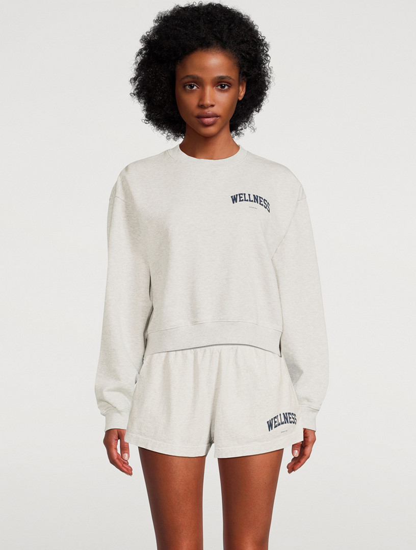 SPORTY & RICH Wellness Ivy Cropped Sweatshirt | Holt Renfrew