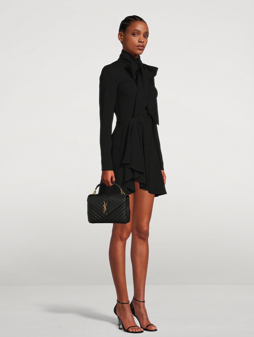 SAINT LAURENT Medium College YSL Monogram Leather Bag Holt Renfrew
