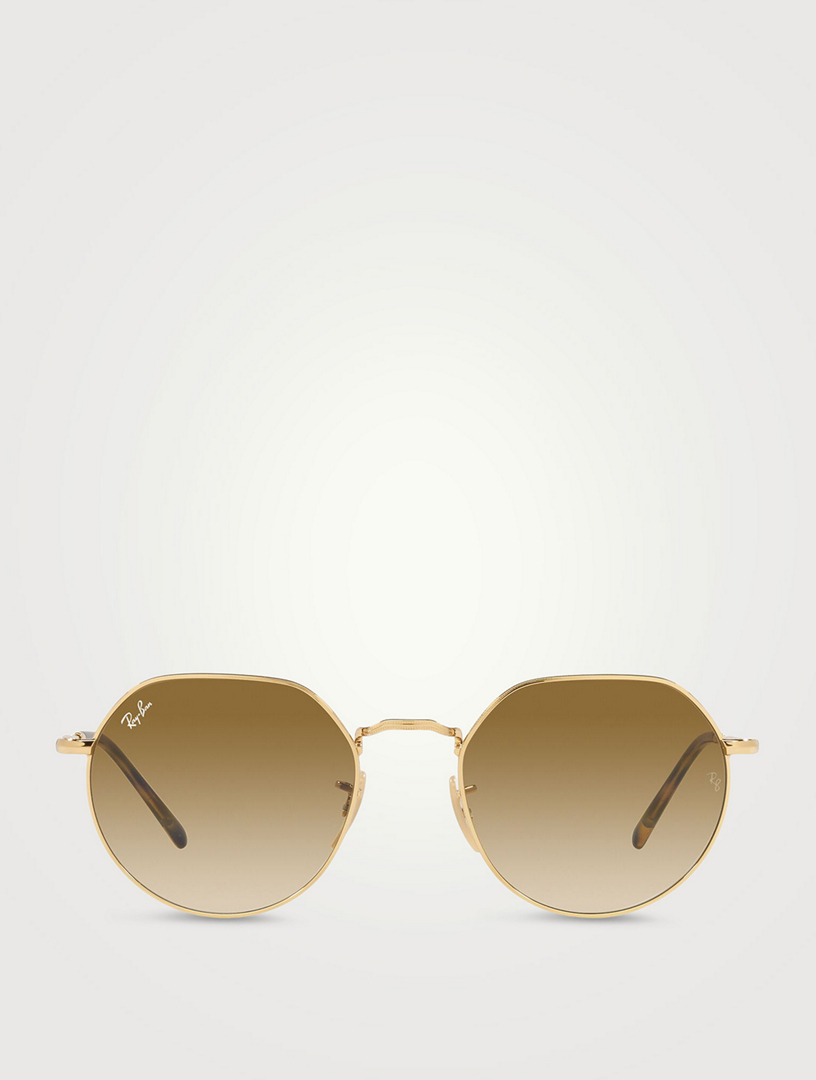 RAY-BAN RB3565 Jack Metal Round Sunglasses | Holt Renfrew