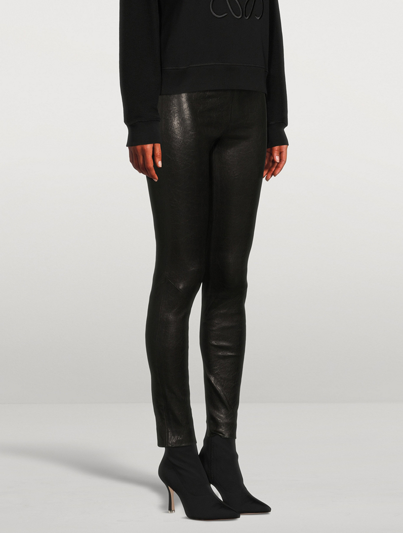 J brand edita leather clearance leggings