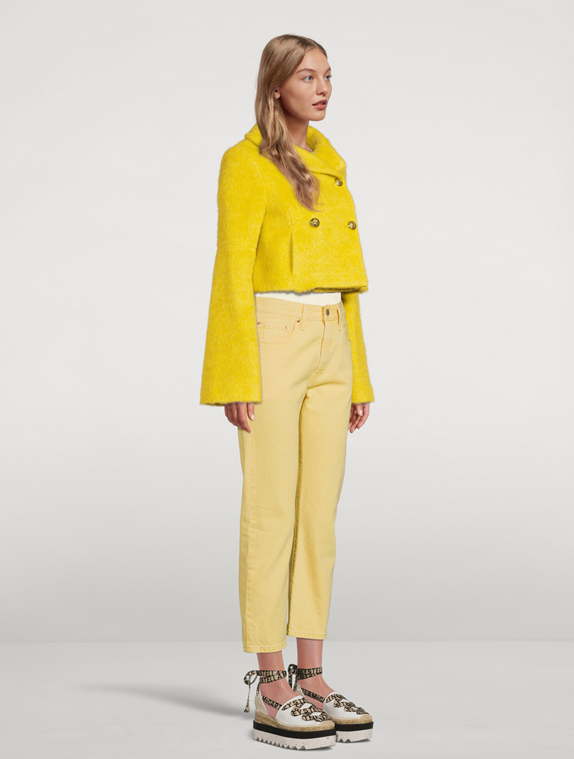 Cropped Portrait-Neck Jacket