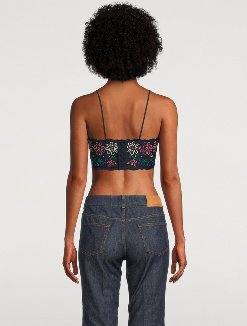 Embroidered Bustier