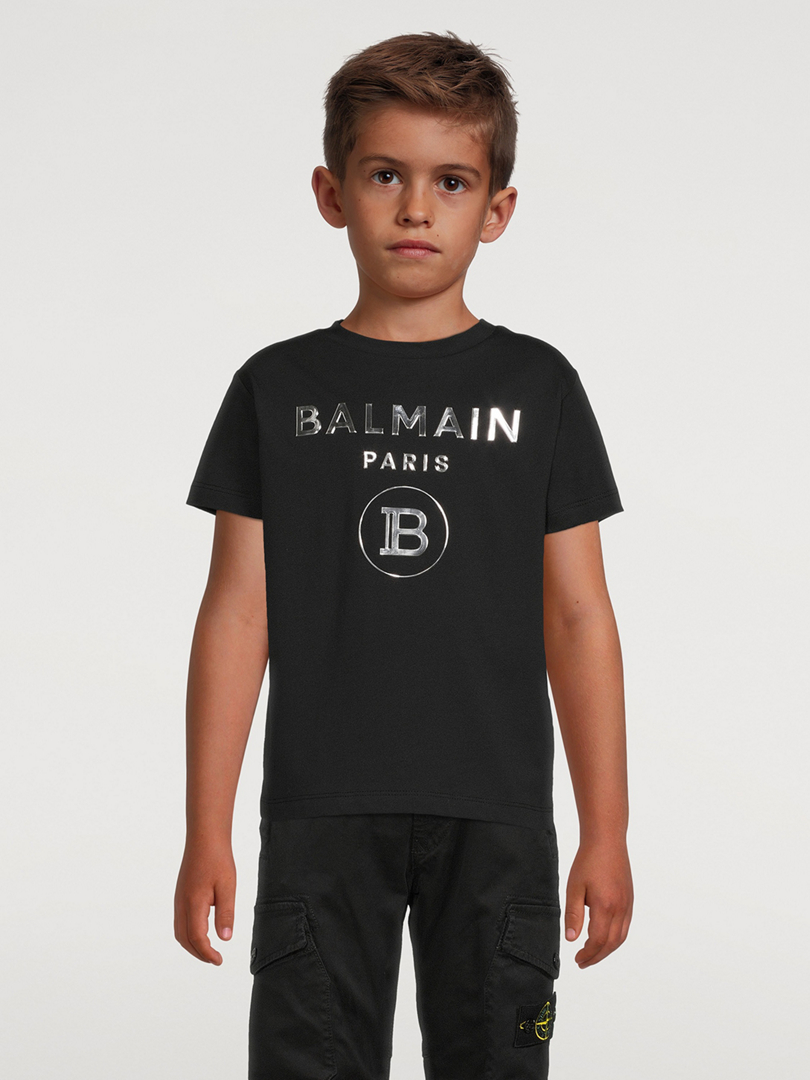Kids Cotton Logo T-Shirt