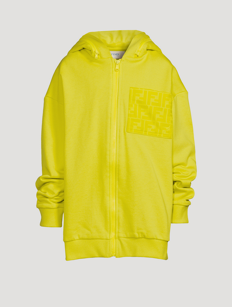 FENDI Kids Cotton Zip Hoodie Holt Renfrew